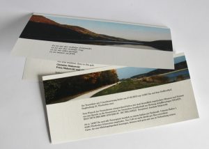 Trauerkarte (individuell) mit Einleger