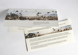 Trauerkarte mit Einleger - Motiv F-38