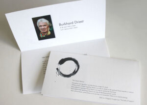 Trauerkarte Motiv S-07 mit Bild