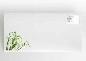 Schneeglöckchen - Umschlag Motiv B-26