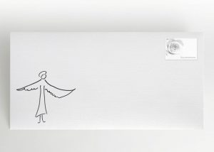 Engel mit ausgebreiteten Flügeln - Umschlag Motiv S-05