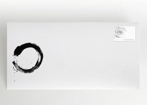 Mit Tusche gezeichneter Kreis - Umschlag Motiv S-07