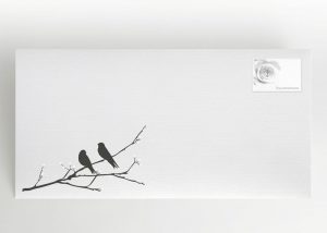 2 Vögel auf einem Ast - Umschlag Motiv S-14