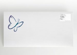 Gezeichneter Schmetterling - Umschlag Motiv S-18