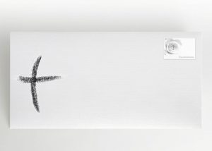 Kreuz Kohlezeichnung - Umschlag Motiv S-32