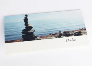 Danksagungskarte mit individuellem Motiv