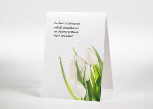 Tulpen - Sterbebildchen Motiv B-11