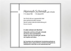 Dünnes Kreuz - Traueranzeige Motiv S-23