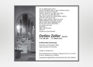 individuelle Traueranzeige