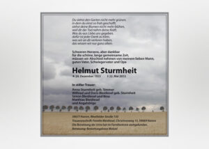 individuelle Traueranzeige