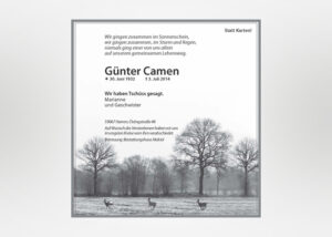 individuelle Traueranzeige