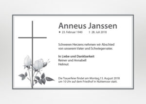 individuelle Traueranzeige