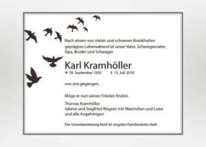 individuelle Traueranzeige