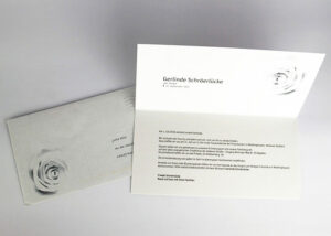 Trauerkarte mit Umschlag - Motiv B-28