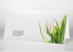 Tulpen - Trauerkarte Motiv B-11