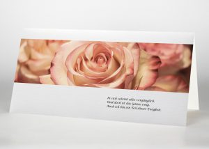 Rosa Rosen - Trauerkarte Motiv B-20