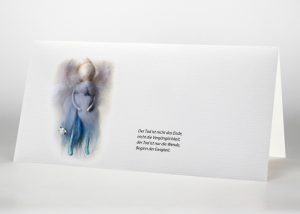 Schutzengel - Trauerkarte Motiv F-43